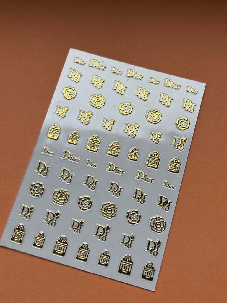 Luxe nagelstickers nagel stickers, Verzenden, Nieuw, Overige kleuren, Handen en Nagels