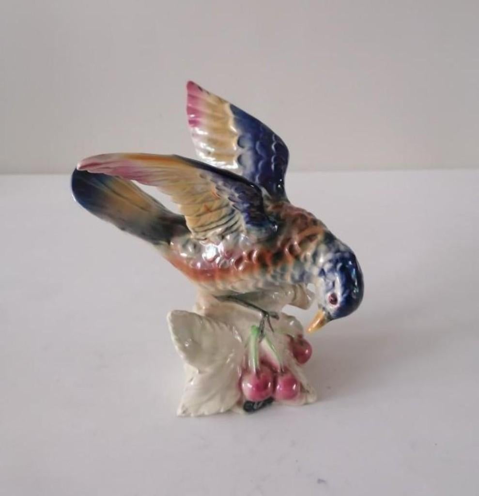 vintage keramieke vogel JEMA HOLLAND heel mooi en kleurrijk, Ophalen of Verzenden