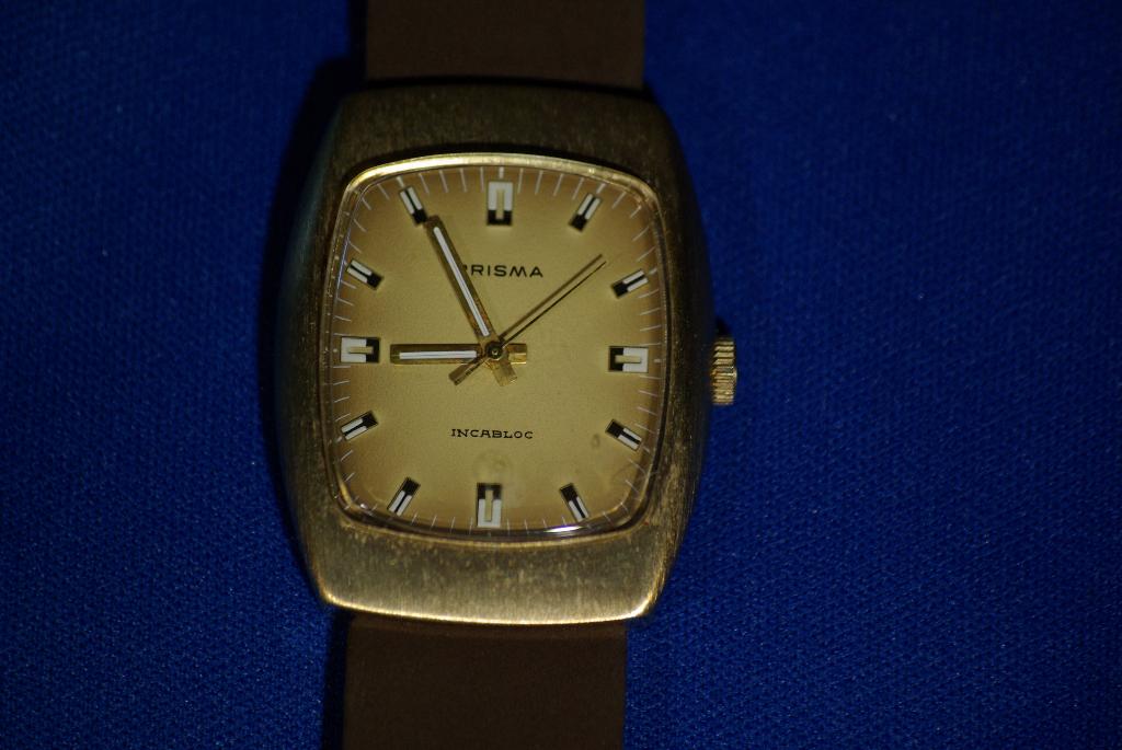 Vintage Prisma horloge, Overige merken, Staal, Polshorloge, Overige materialen