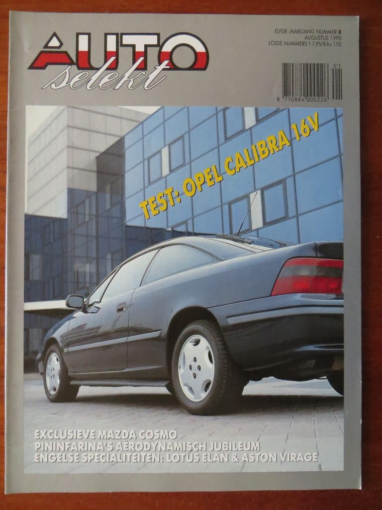 Autoselekt 8 1990 Calibra 16V, Mazda Cosmo, Elan, Virage, Ophalen of Verzenden, Nieuw, Mazda