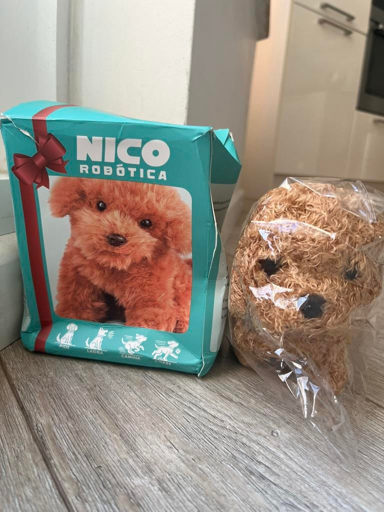 Nico Robotica interactieve robot hond knuffel, loopt & blaft, Ophalen of Verzenden, Nieuw