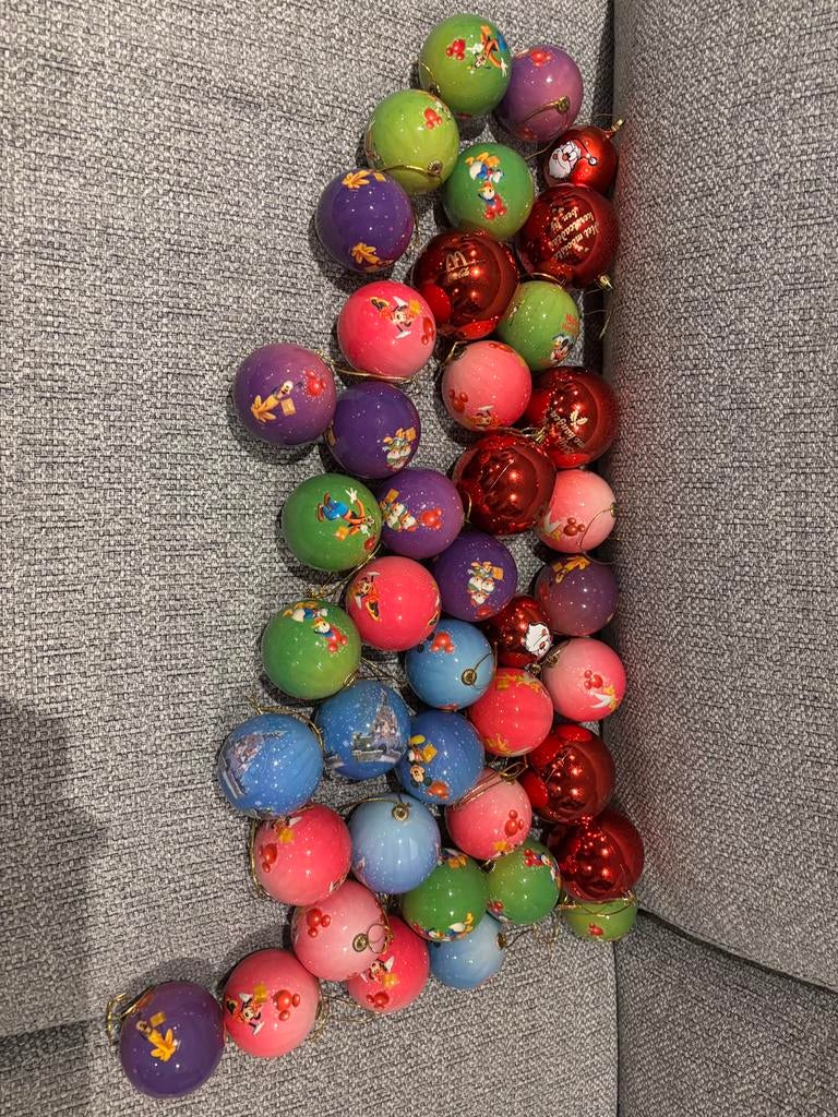 Disney en McDonalds kerstballen., Ophalen of Verzenden, Zo goed als nieuw