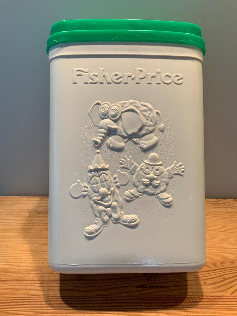 Fisher-Price klei box met figuren. 1980., Ophalen of Verzenden, Gebruikt, Speelset