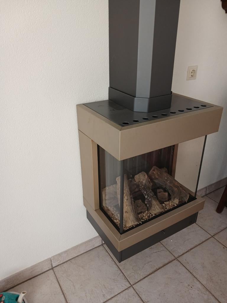 Gas kachel, Ophalen, Gebruikt, Hangende haard, Gashaard