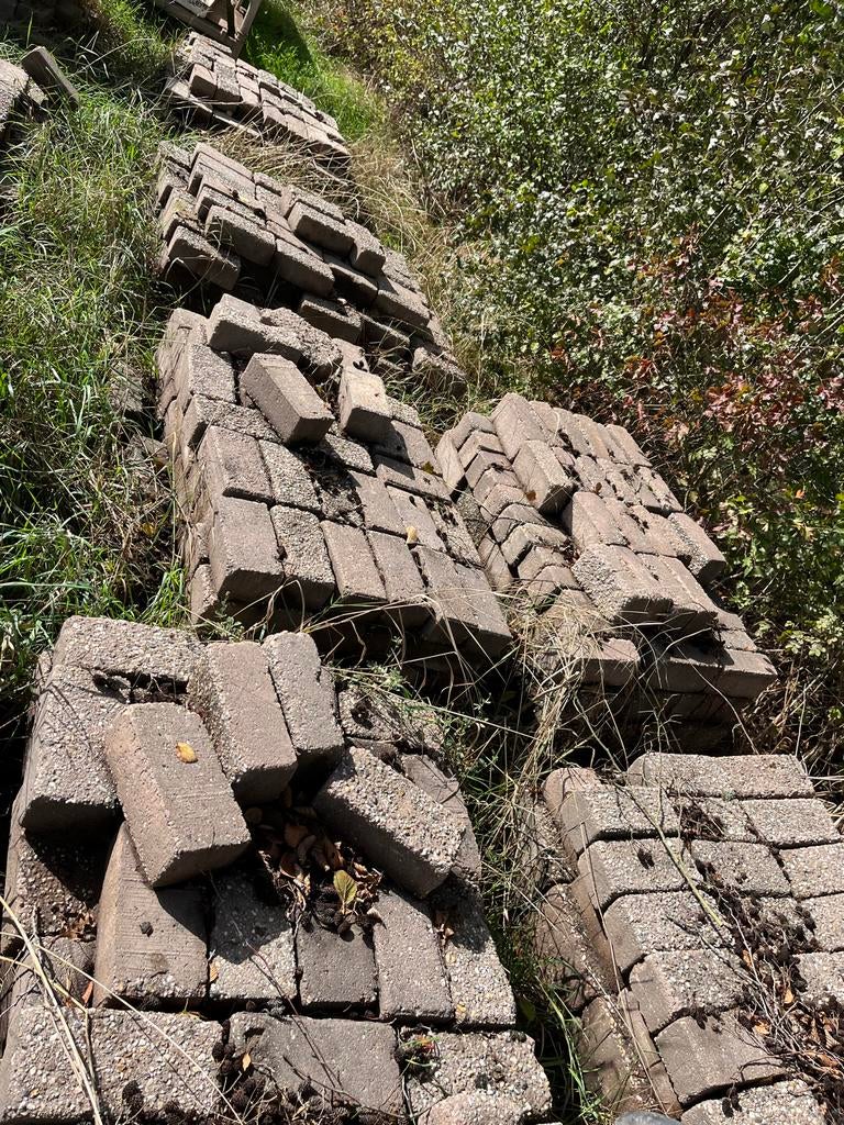 Gratis Betonklinkers, Ophalen, Gebruikt, Klinkers, 10 m² of meer