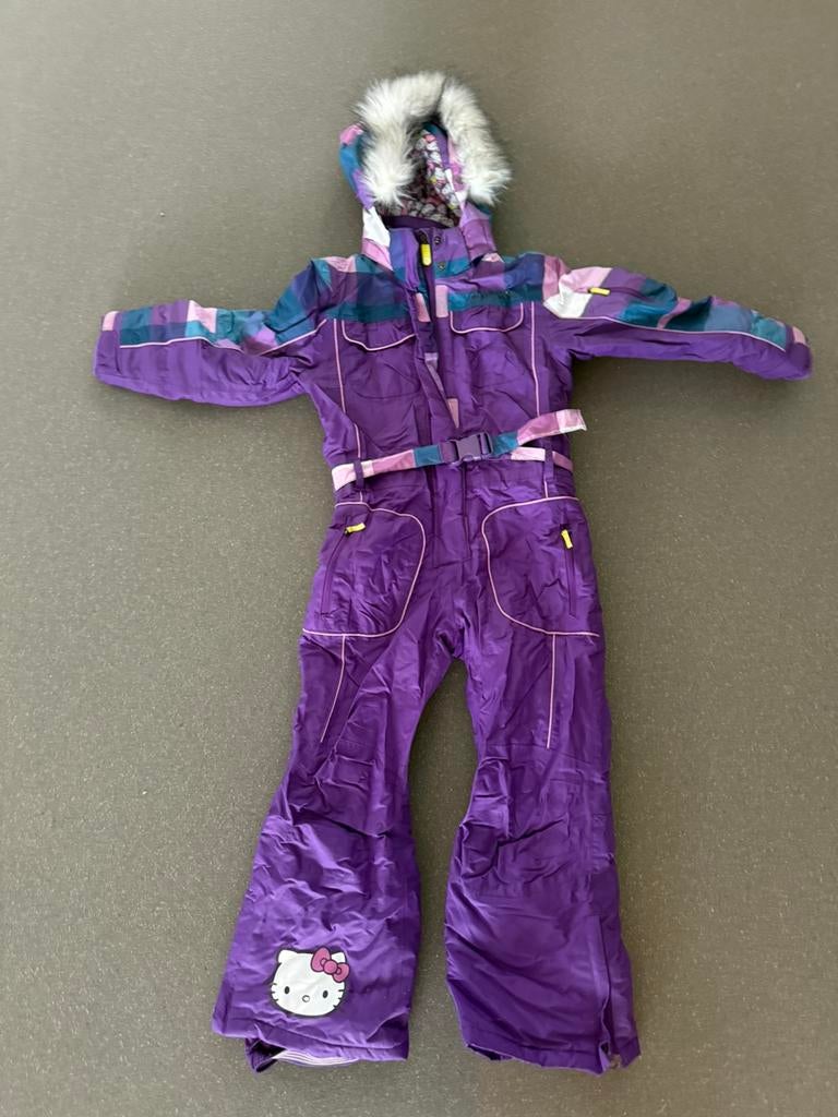 Ski pak hello kitty, Ophalen, Zo goed als nieuw, Maat 34 (XS) of kleiner, Pak