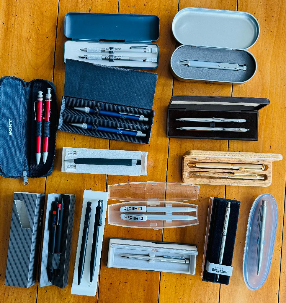 Sheaffer Senator Sony etc. Pennesets, Verzamelen, Pennenverzamelingen, Nieuw, Ophalen of Verzenden, Met reclame, Pennenset