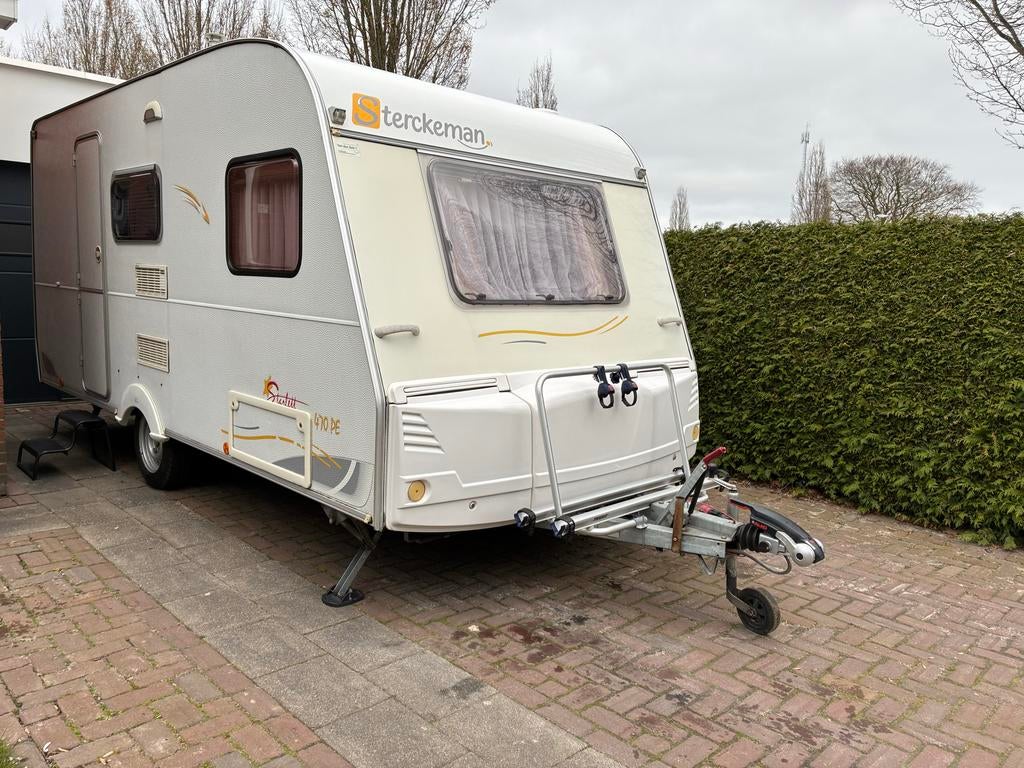 Sterckeman Starlett 470 PE caravan, Sterckeman, 75 kg, Treinzit, 750 - 1000 kg