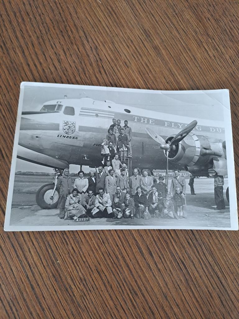 Foto the flying dutchmen, 1953, Verzamelen, Verzenden, Gebruikt, Kaart, Foto of Prent