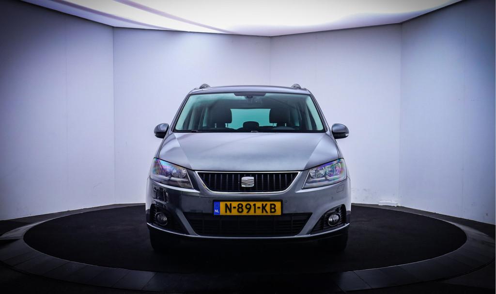 SEAT Alhambra 1.4TSI 150Pk Dsg 7 Pers. CAMERA | NAVI | STOEL, Auto's, Euro 5, Stof, Zwart, 4 cilinders