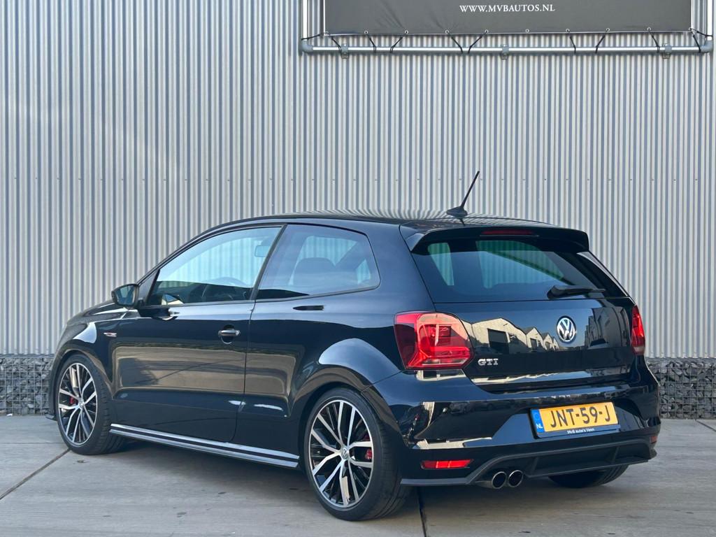 Volkswagen POLO 1.8 TSI GTI, clima, navi, onderhoudshistorie, Voorwielaandrijving, Stof, Gebruikt, Zwart