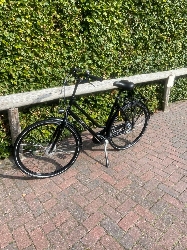 Prachtige BSP dames fiets 7 versnellingen nexus zwart/blauw, Ophalen of Verzenden, Zo goed als nieuw, Overige merken, Versnellingen