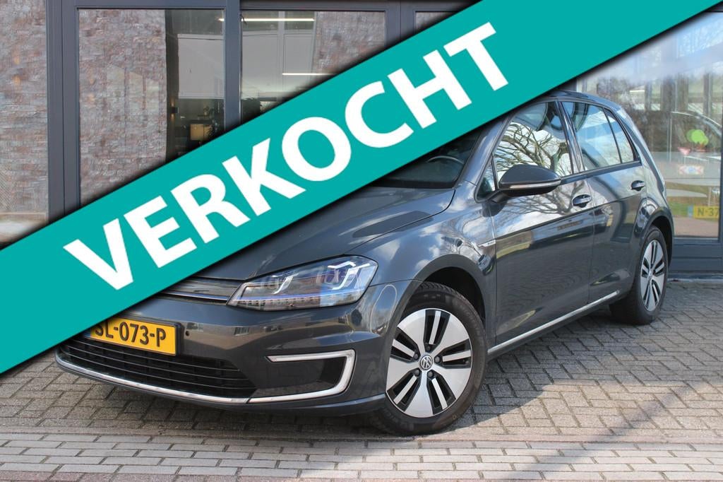 Volkswagen E-Golf | Parkeersensoren | All-Season | Airco | T, Stof, Gebruikt, Parkeersensor, 116 pk