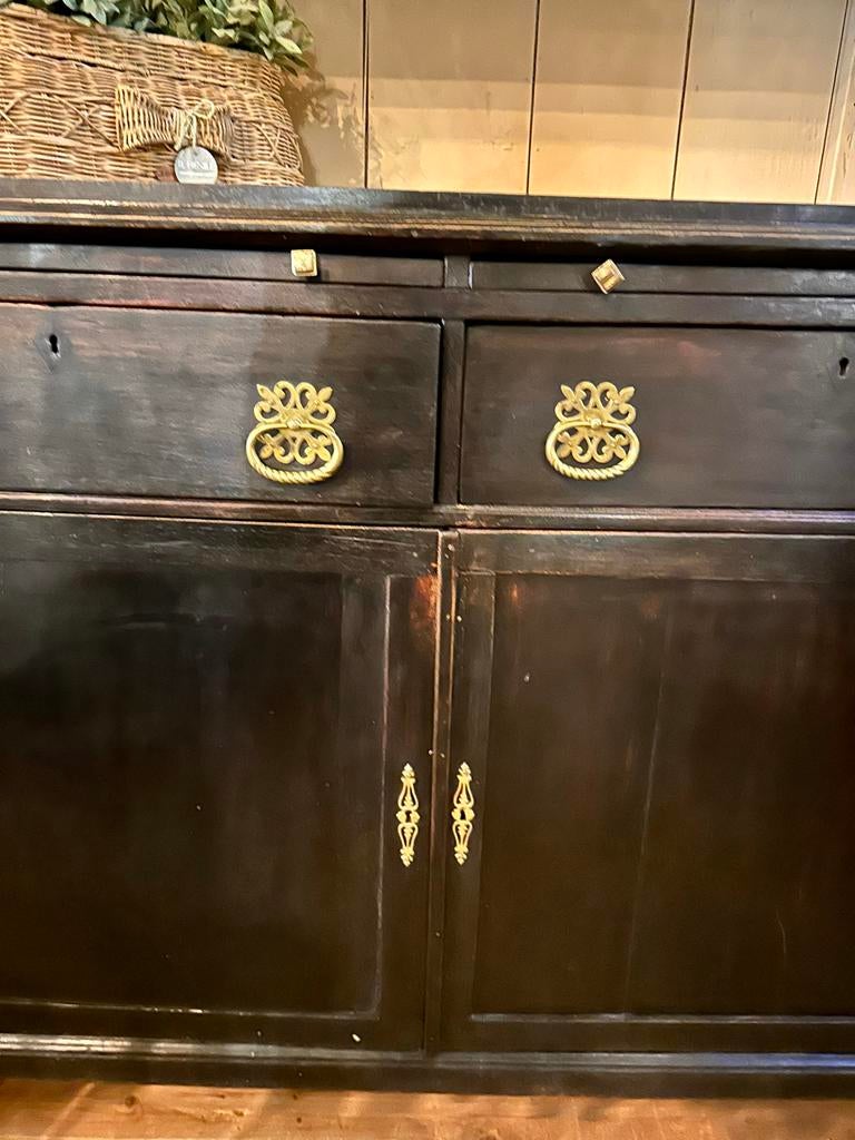 Oude antieke vitrine kast, Ophalen