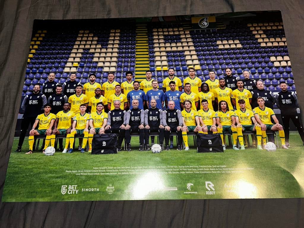 Grote poster Fortuna sittard, Verzamelen, Sportartikelen en Voetbal, Verzenden, Zo goed als nieuw, Overige binnenlandse clubs