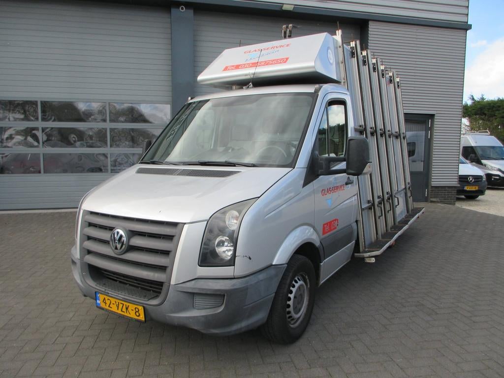 Volkswagen Crafter glasresteel pritche glasauto airco, Achterwielaandrijving, Gebruikt, Volkswagen, Origineel Nederlands