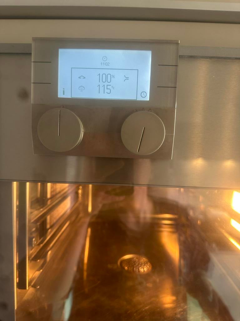Inbouw combi stoomoven met warmhoudlade, Gebruikt, Oven, Stoom, Inbouw