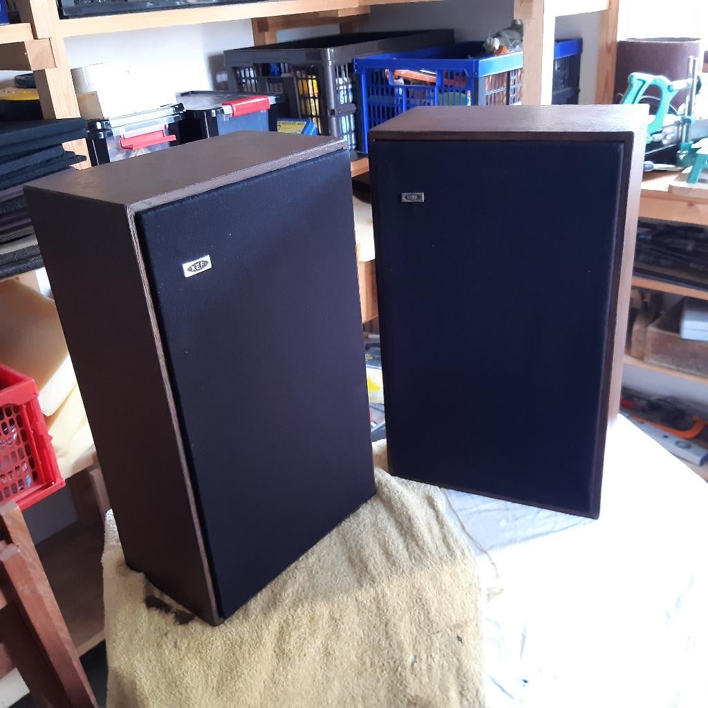 Kef K2 Celeste Mk2 vintage 1967, Gebruikt, Minder dan 60 watt, Front, Rear of Stereo speakers, Ophalen