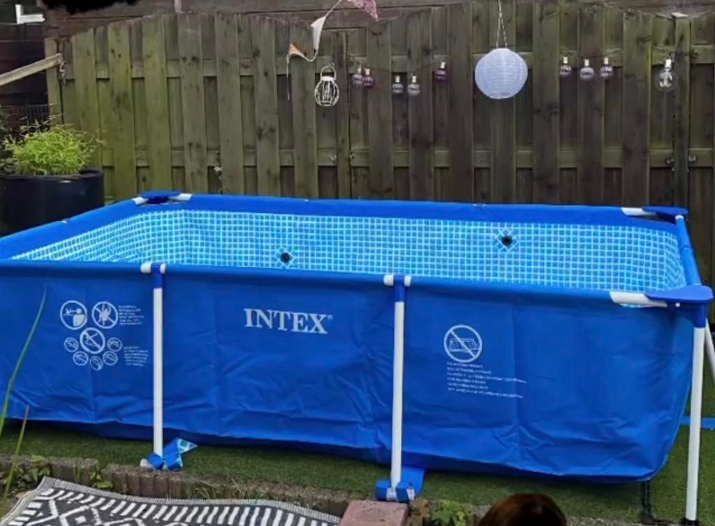 Intex Rechthoekig Opzetzwembad - 300 x 200 x 75 cm, Ophalen, Zo goed als nieuw, Opzetzwembad, 200 tot 400 cm