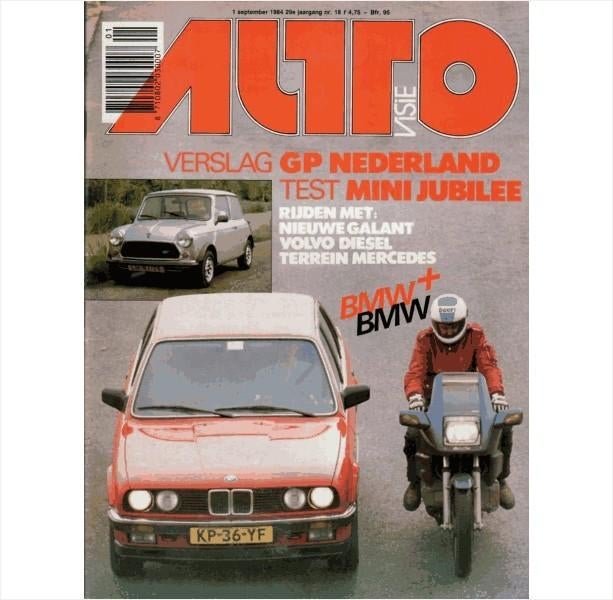 Autovisie Tijdschrift 1984 NR 18 #1 Nederlands, Ophalen of Verzenden, Gelezen, Algemeen