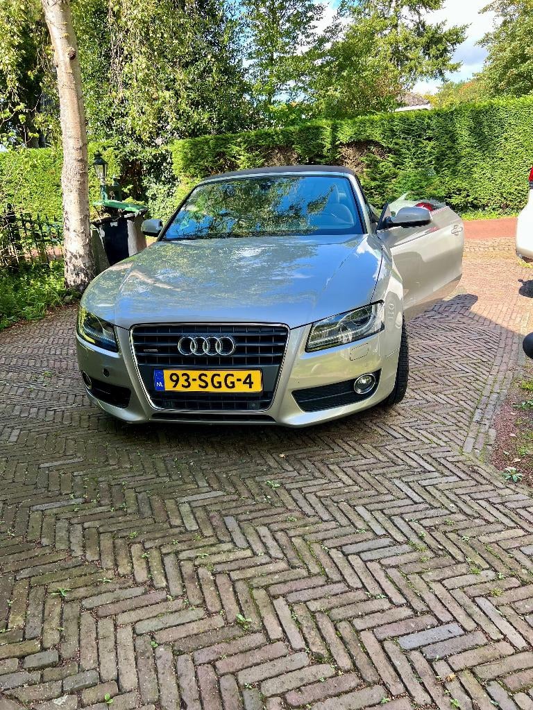 Audi A5 2.0 Tfsi 155KW Cabrio Quat. S-tr 2009 Grijs, Auto's, Euro 5, Beige, 4 cilinders, 4 stoelen