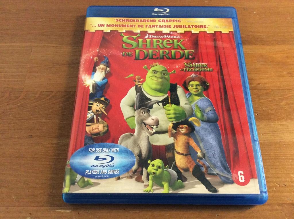 Shrek de Derde Blu-Ray, Ophalen of Verzenden, Gebruikt, Tekenfilms en Animatie