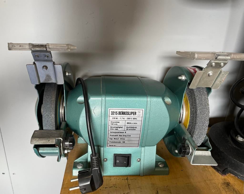 Slijpmachine Werkbank slijpmachine, Ophalen, Gebruikt, Minder dan 700 watt, Werkbankslijpmachine