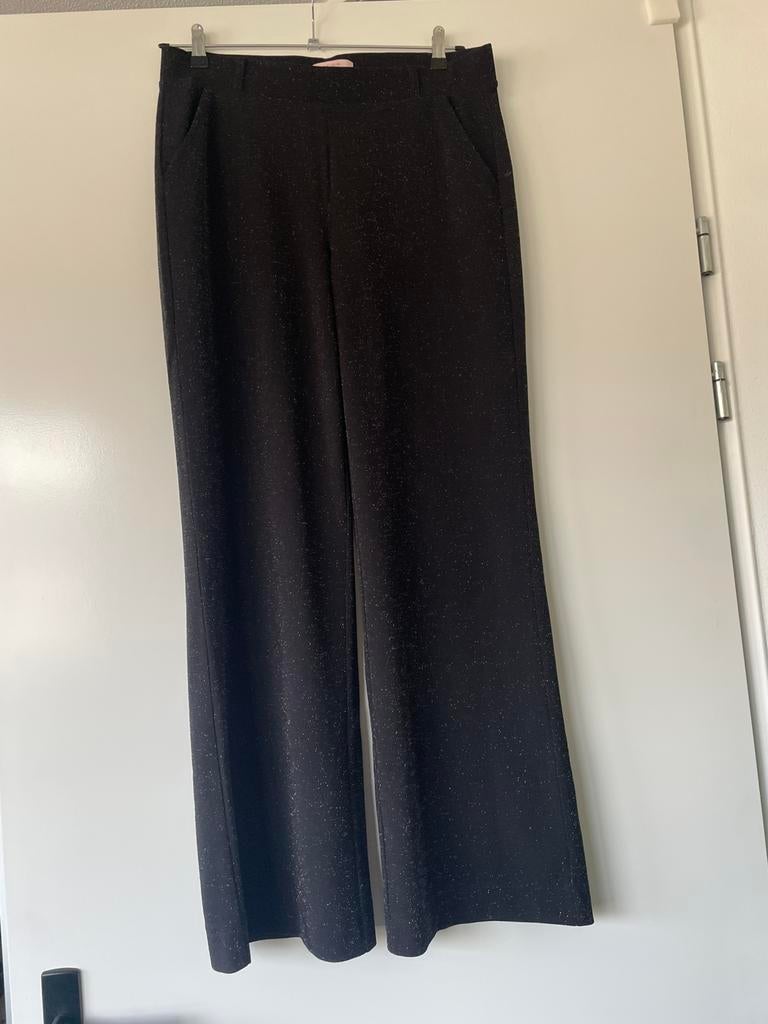 Studio Anneloes glitterpantalon maat XL, Kleding | Dames, Verzenden, Zwart, Maat 46/48 (XL) of groter, Zo goed als nieuw