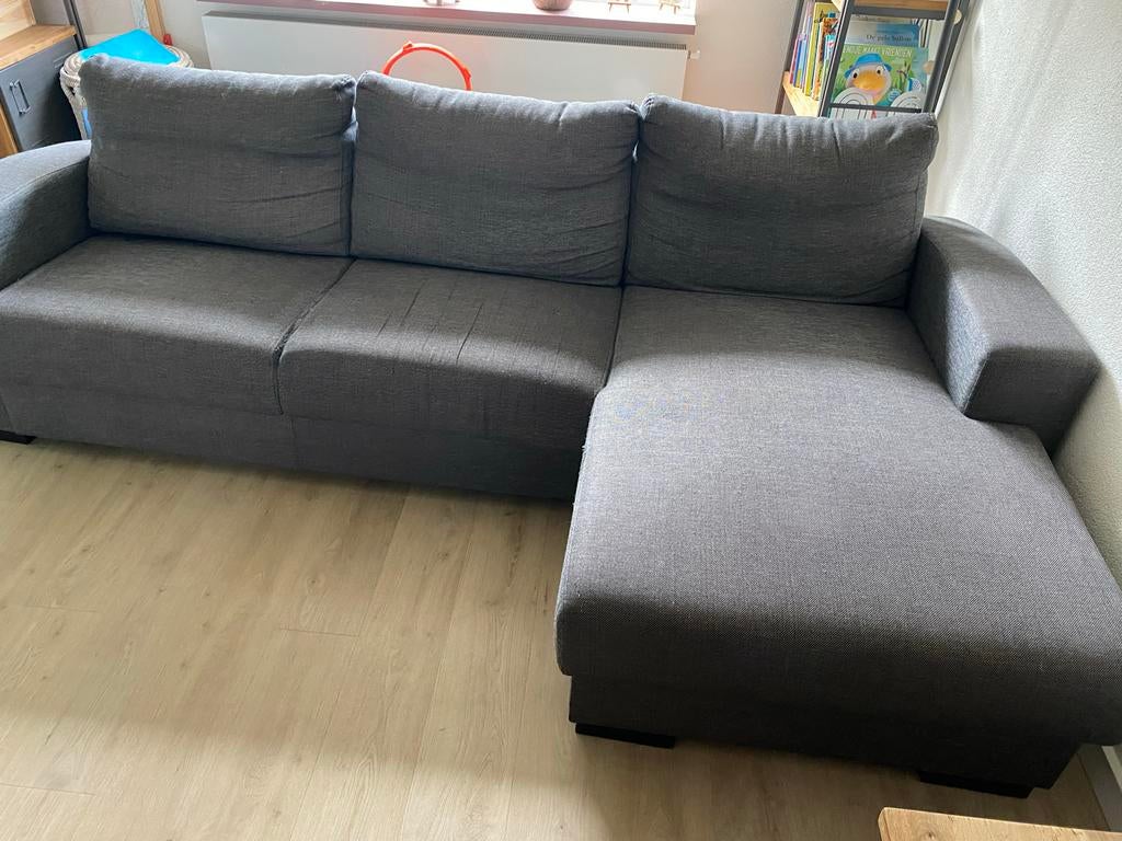Hoekbank Pronto Wonen - Gratis af te halen, Huis en Inrichting, Ophalen, 250 tot 300 cm, Gebruikt, 100 tot 125 cm