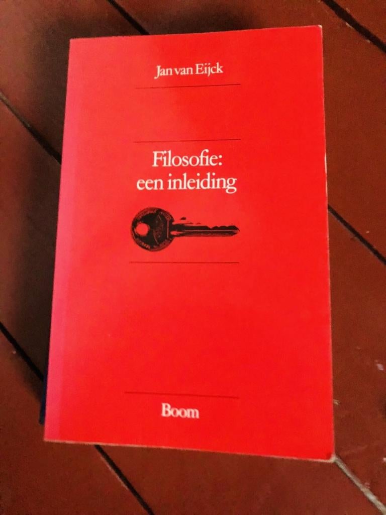 Filosofie: een inleiding / jan van eijck /uitgever boom, Ophalen of Verzenden, Algemeen
