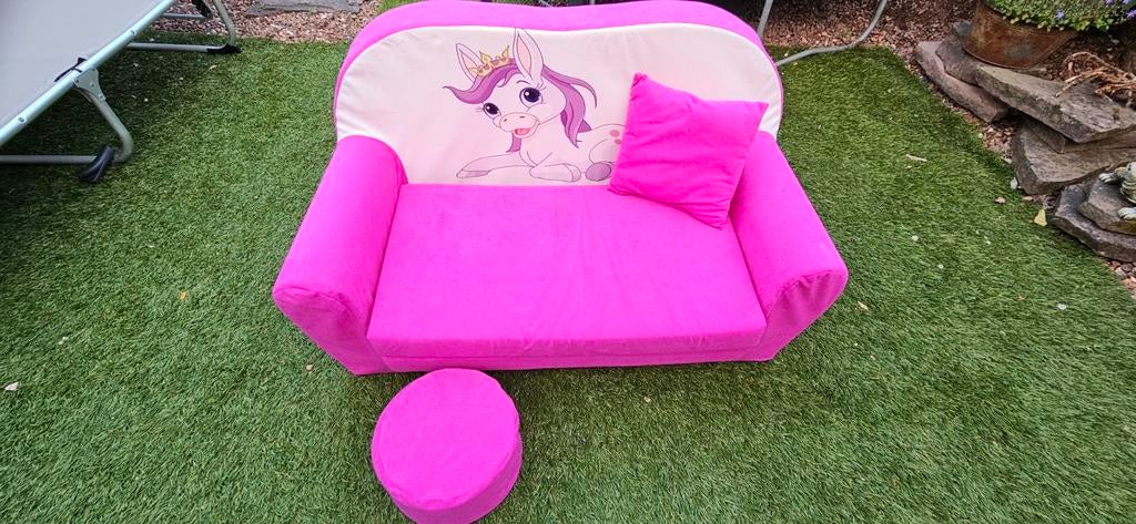 Kinder slaapbank roze, Kinderen en Baby's, Ophalen, Zo goed als nieuw, Onbekend, Meisje