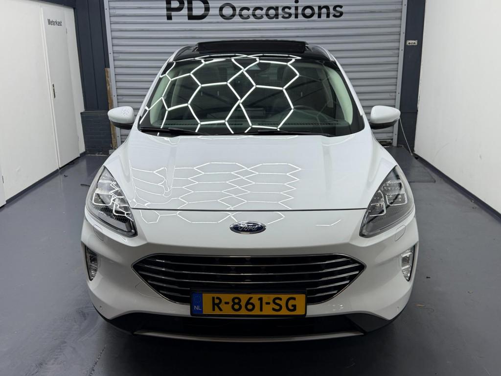 Ford Kuga 2.5 PHEV Titanium X - Pano - Trekhaak- Winter pakk, 14 kWh, Gebruikt, 4 cilinders, Leder en Stof