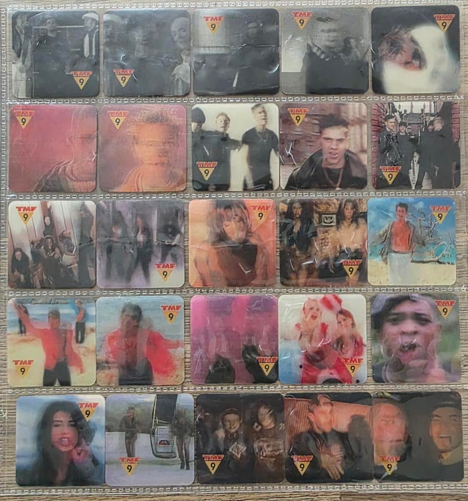 Complete serie TMF Clips Flippo Kaarten (1 t/m 25), Verzamelen, Flippo's, Ophalen of Verzenden, Verzameling