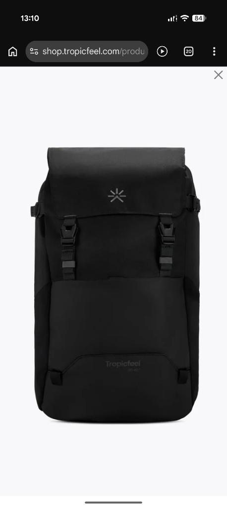 Tropicfeel Shell 20-40L backpack, Overige merken, 25 tot 40 cm, Ophalen of Verzenden, Zo goed als nieuw