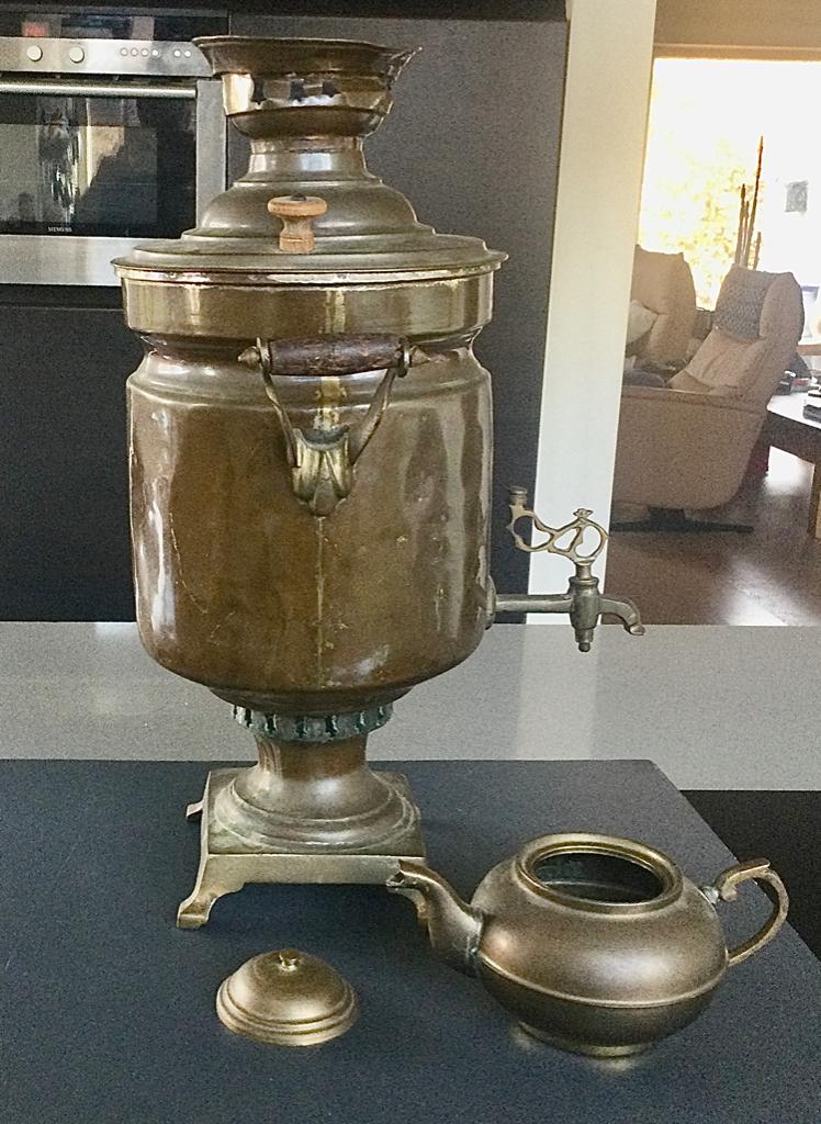 Antieke Italiaanse Koperen Kraantjeskan, Ophalen of Verzenden, Koper