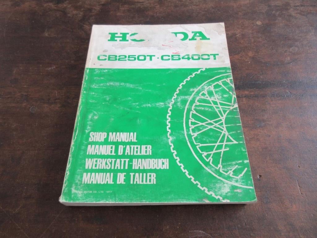 Honda CB250T CB400T werkplaatshandboek manual, Motoren, Ophalen of Verzenden, Honda