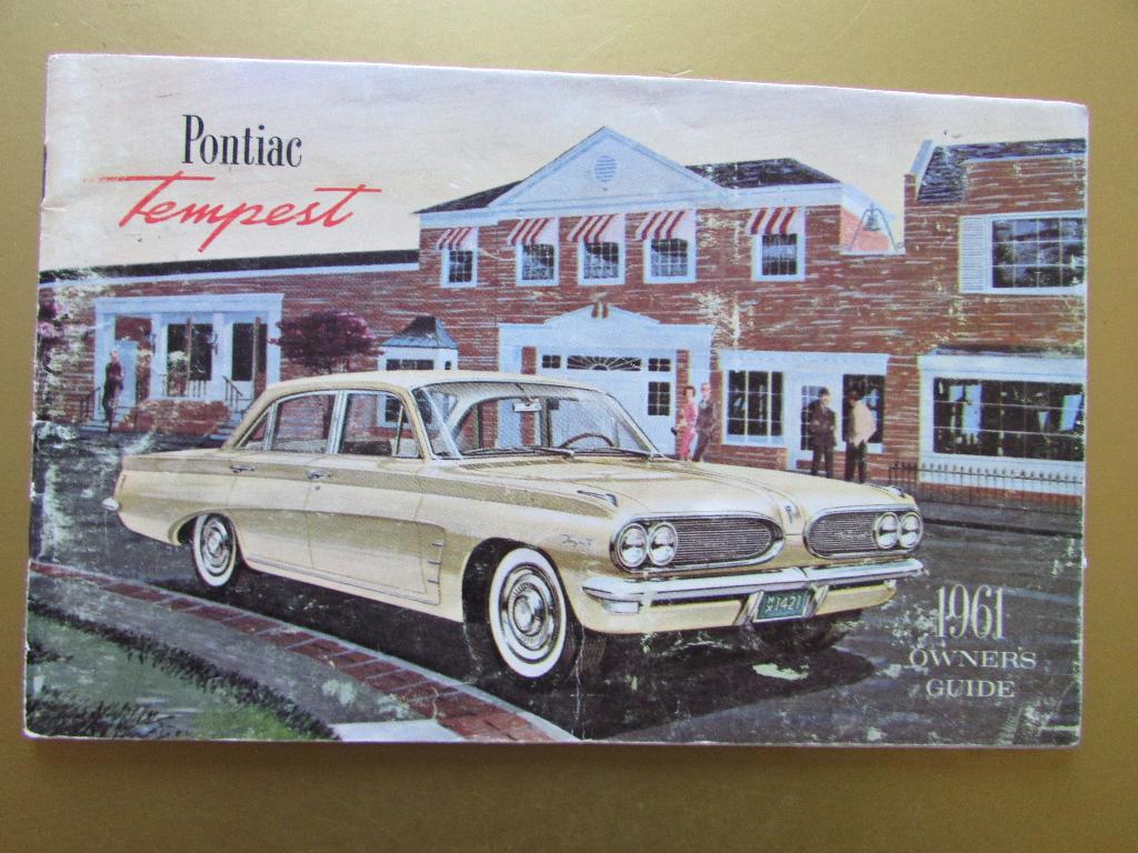 1961 Pontiac Tempest owner's manual, Engels, Ophalen of Verzenden