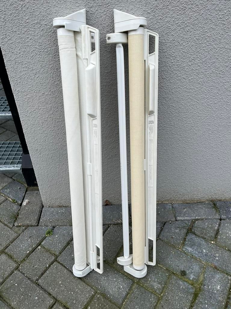 Traphekje kiddy guard, Kinderen en Baby's, Traphekjes, Overige materialen, Oprolhekje, Ophalen of Verzenden, Zo goed als nieuw