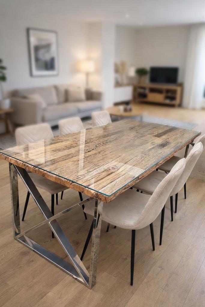 Salontafel Richmond Eric Kuster stijl en 6 stoelen, Huis en Inrichting, Tafels | Salontafels, Ophalen, 50 tot 100 cm, Minder dan 50 cm