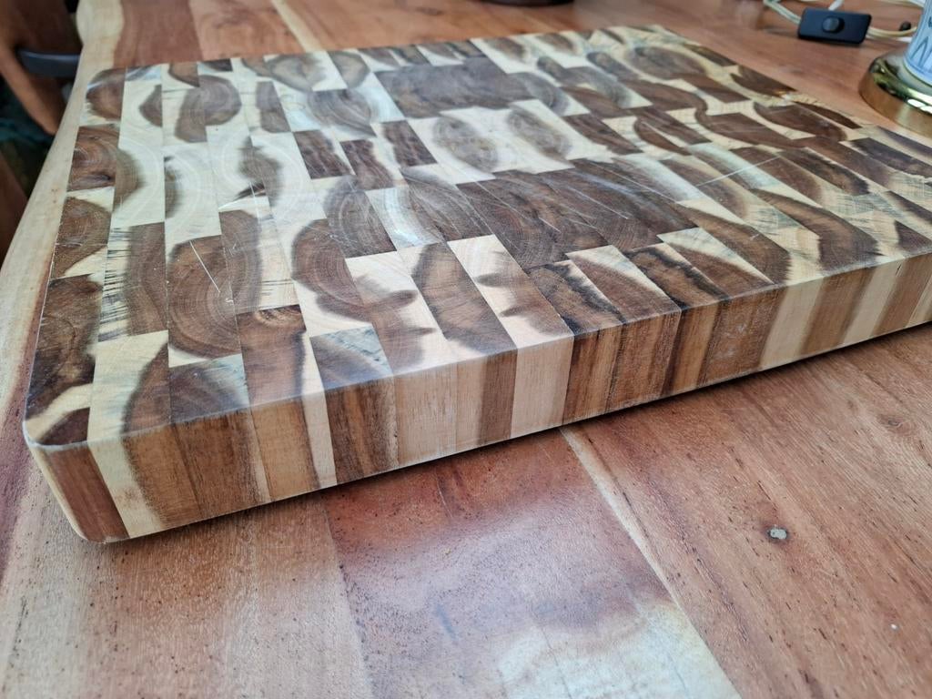 Houten snijplank snijblok hakblok, Snij-/serveerplank, Ophalen of Verzenden, Gebruikt, Hout