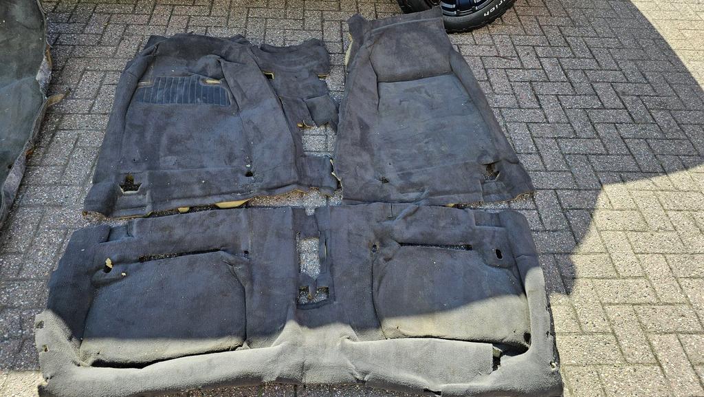 Tapijt vloerbedekking grijs antraciet BMW 3 serie E30 tourin, Ophalen, Gebruikt, -, -