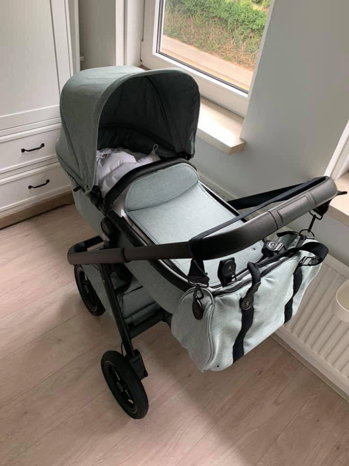 Complete dubatti kinderwagen, Gebruikt, Combiwagen, Verstelbare duwstang, Ophalen