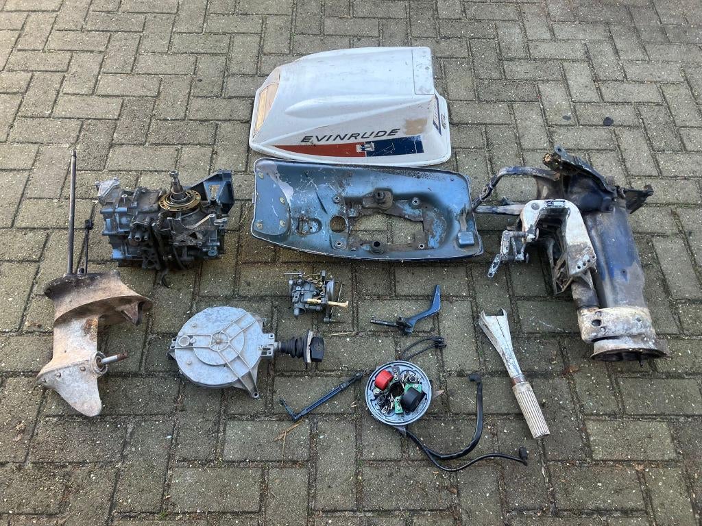 Evinrude 18 pk 2 takt fastwin buitenboordmotor onderdelen, Ophalen of Verzenden, Gebruikt, Motor en Techniek