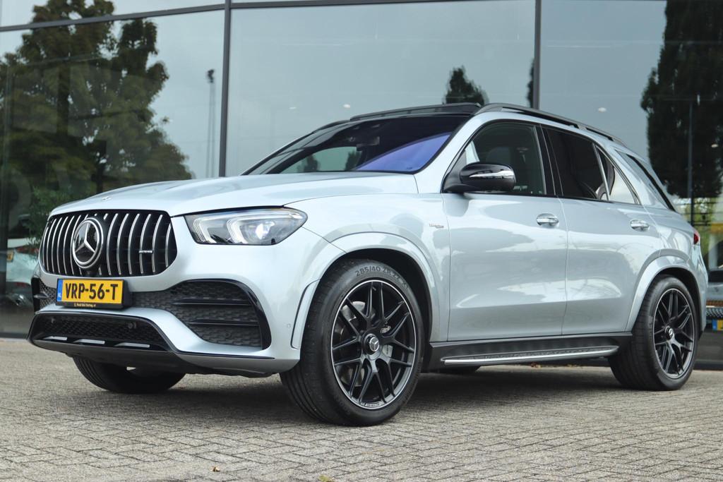 MERCEDES-BENZ GLE-KLASSE AMG 53 4MATIC+ 435 PK GRIJS KENTEKE, Automaat, Gebruikt, GLE, Lane Keeping Assist
