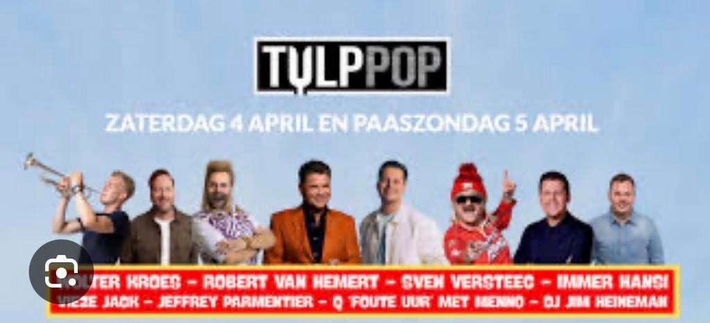 Tulppop ticket, Eén persoon, Juli
