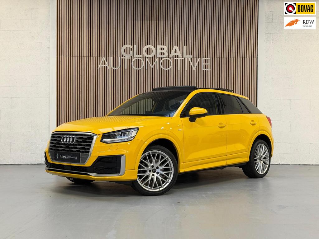Audi Q2 1.4 TFSI CoD 150 PK - S TRONIC - S LINE - SCHUIFDAK, Gebruikt, 150 pk, Leder en Stof, 19 km/l