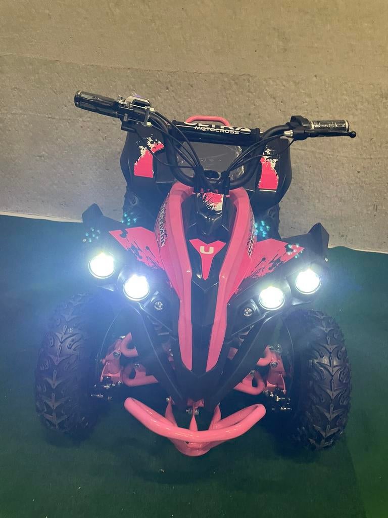 Nieuwe Ultra 1000 watt 48V elektrische roze midi kinder quad, Ophalen, Nieuw, De kooi, Ultra