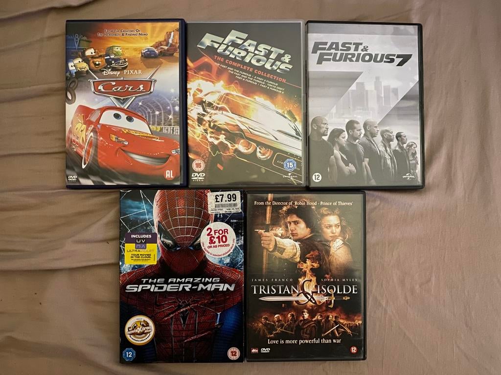 5 DVD-films te koop (1,00€ per stuk), Vanaf 12 jaar, Ophalen of Verzenden, Zo goed als nieuw, Actie en Avontuur