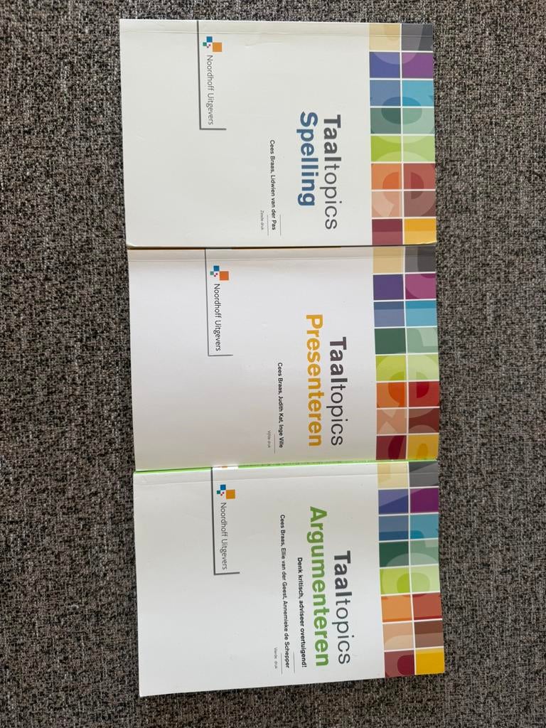 Taaltopics Spelling, Presenteren en Argumenteren, Boeken, Studieboeken en Cursussen, Ophalen of Verzenden, Alpha, Zo goed als nieuw