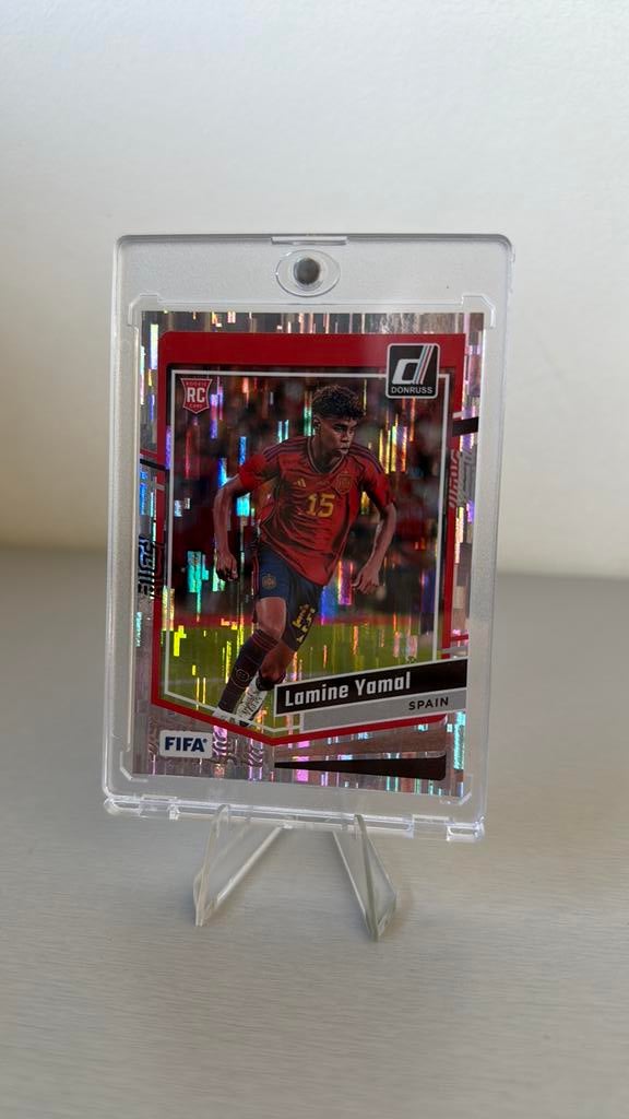 Lamine Yamal Silver Rookie Spanje, Ophalen of Verzenden, Zo goed als nieuw, Buitenlandse clubs, Poster, Plaatje of Sticker